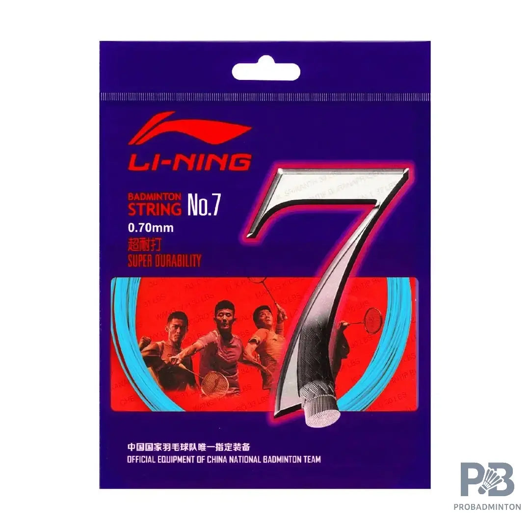 Li-Ning No.7 Badminton String 10M – High Durability & Control (Multiple Colors)