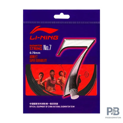Li-Ning No.7 Badminton String 10M – High Durability & Control (Multiple Colors)