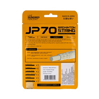 Hundred Badminton String JP 70 - Popsicle-Orange