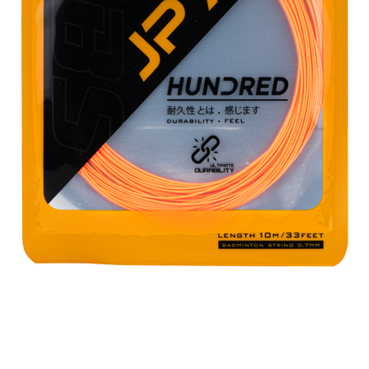 Hundred Badminton String JP 70 - Popsicle-Orange