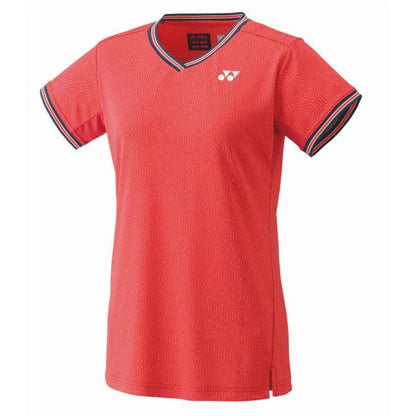Yonex T-Shirt Round Neck 20779EX | Pearl Red | Lightweight Badminton Sports T-Shirt for Women