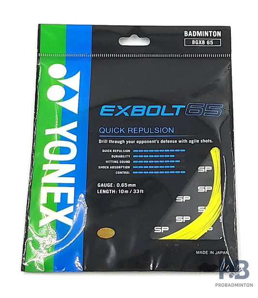 Yonex BG Exbolt 65 – Accelerated Shot & Instant Control