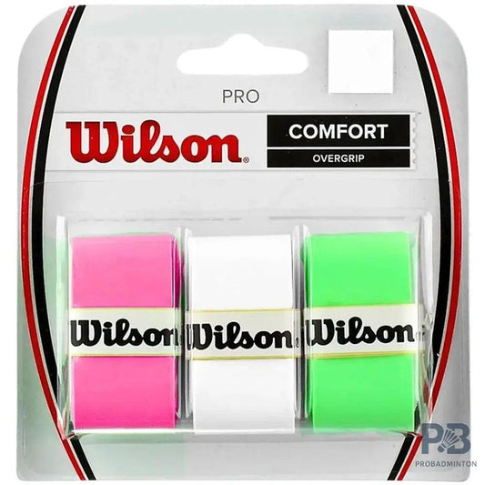 Wilson Comfort Pro Overgrip – Pack of 3 | Best Wilson Racket Accessories Price in India | Rackets for You