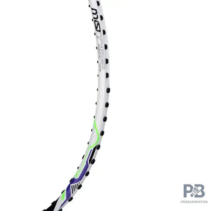 Lining Halbertec Motor Badminton Racket - Pearl White ( 3u / 4u / 5u)
