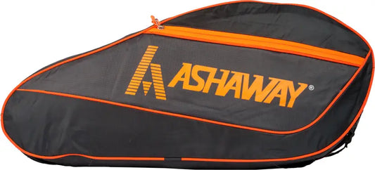 ASHAWAY Triple Zip Badminton Kit Bag | Durable Spacious Badminton Racket Bag