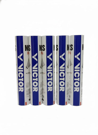 Victor NCS Pro Badminton Shuttlecock | High-Performance Feather Shuttle (Pack of 6)