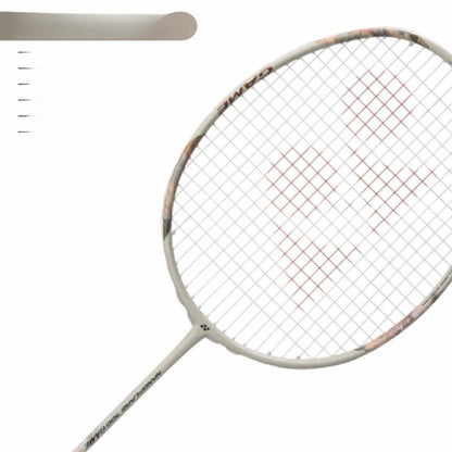 Yonex Nanoflare 700 Game Badminton Racket - Light Beige | Advanced Graphite Racquet with Super Slim Shaft & Aero Frame | Speed & Control for Professional Play