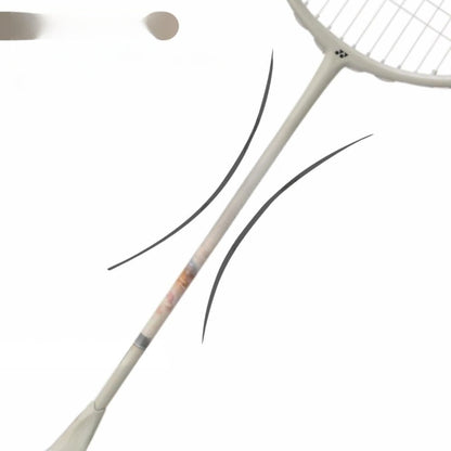 Yonex Nanoflare 700 Game Badminton Racket - Light Beige | Advanced Graphite Racquet with Super Slim Shaft & Aero Frame | Speed & Control for Professional Play