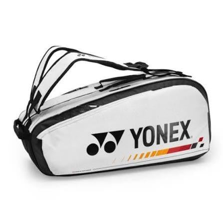 YONEX RACQUET BAG BT6 M1-Q014-624-0726 - White – Premium 6-Racket Badminton Bag for Players