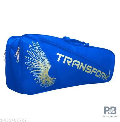 Transform Badminton Kit Bag – TKB 6/2402, Single Zip, multicolors | Tournament Edition Kitbag for Badminton Players in India