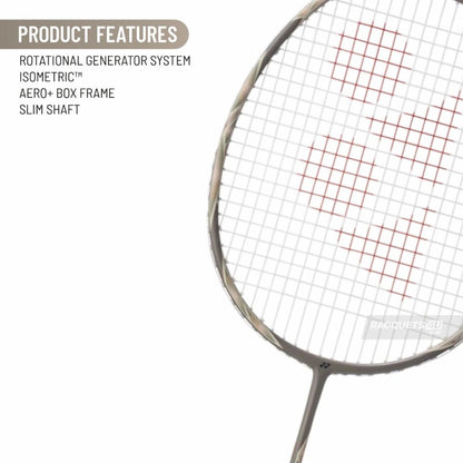 YONEX Astrox 77 Play Badminton Racquet - Light Beige