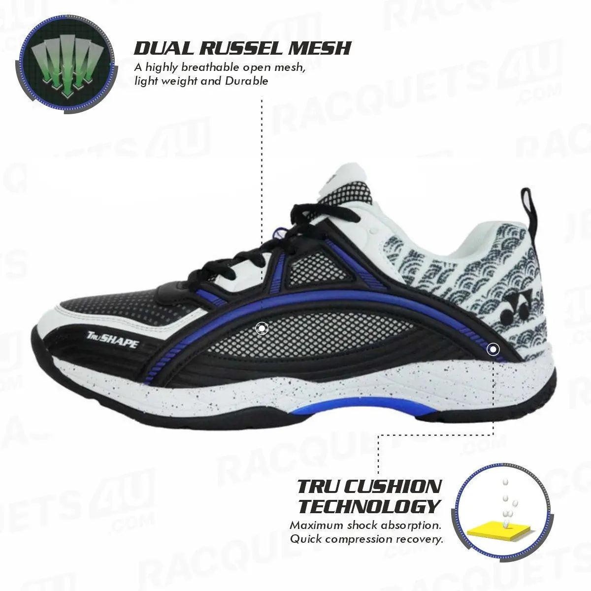 YONEX Tokyo Ultima Mens Badminton Shoes (WHITE/BLACK/ULTRAMARINE)