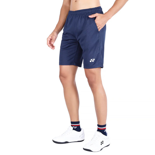 Yonex Mens Short 2641B - Dark Navy White – Lightweight Performance Shorts for Active Players