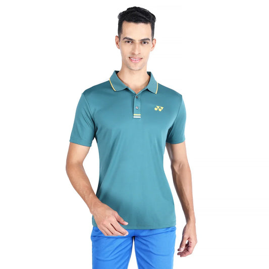 YONEX T-Shirt Polo 2625 - Mediterranea – Classic White Polo for Badminton & Tennis Players