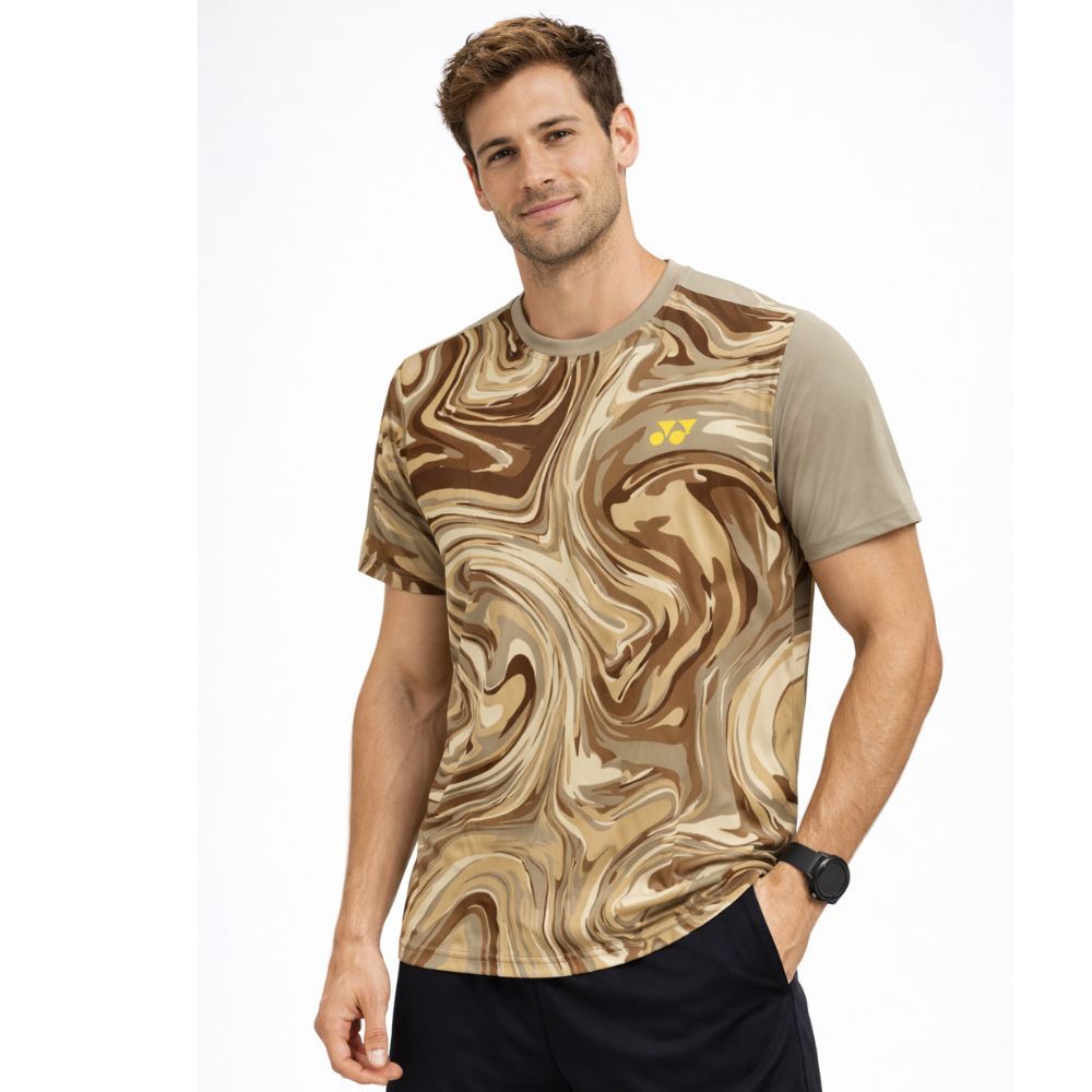 YONEX T Shirt Round Neck 2966 - Satellite – Premium Breathable Tee for Badminton & Tennis Players
