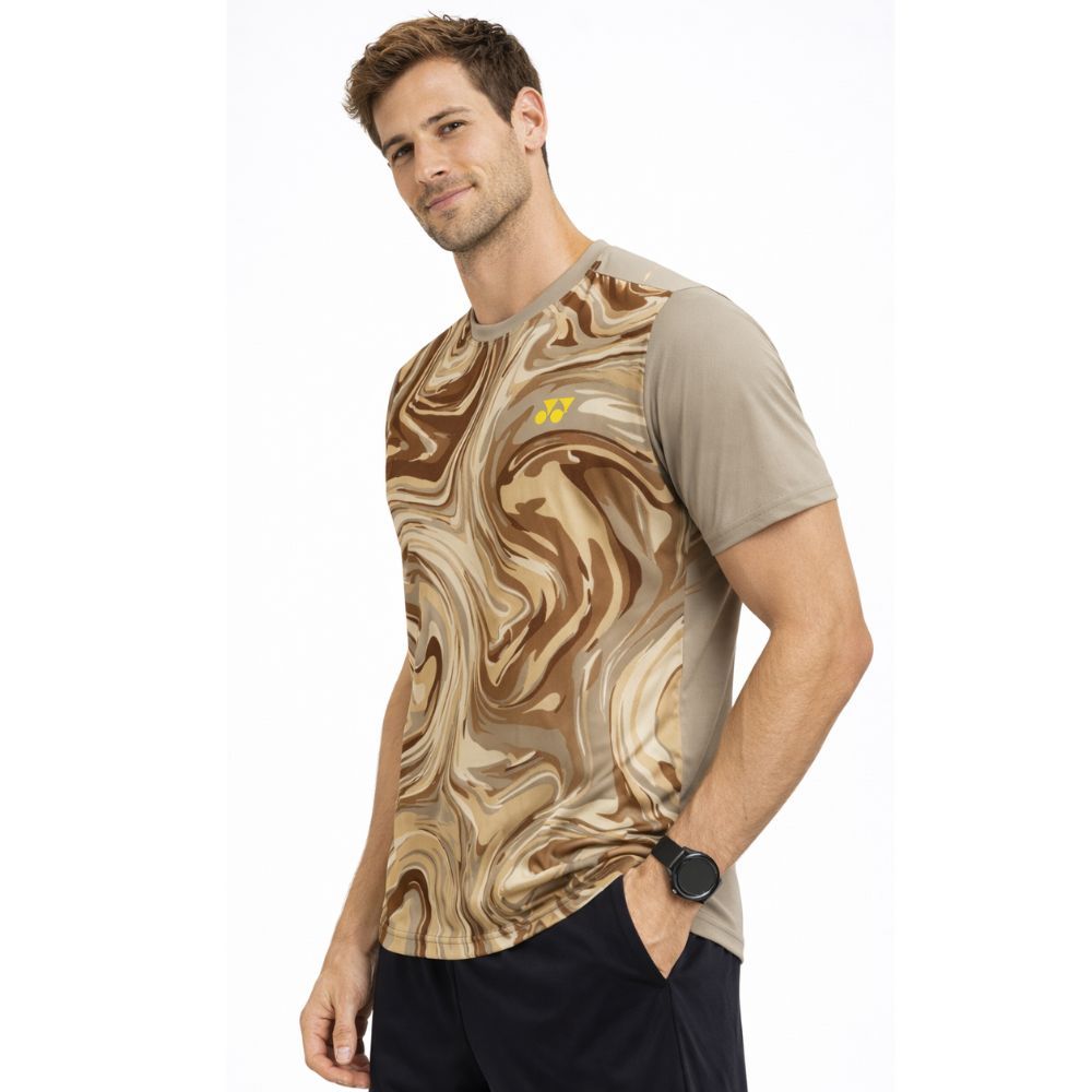 YONEX T Shirt Round Neck 2966 - Satellite – Premium Breathable Tee for Badminton & Tennis Players