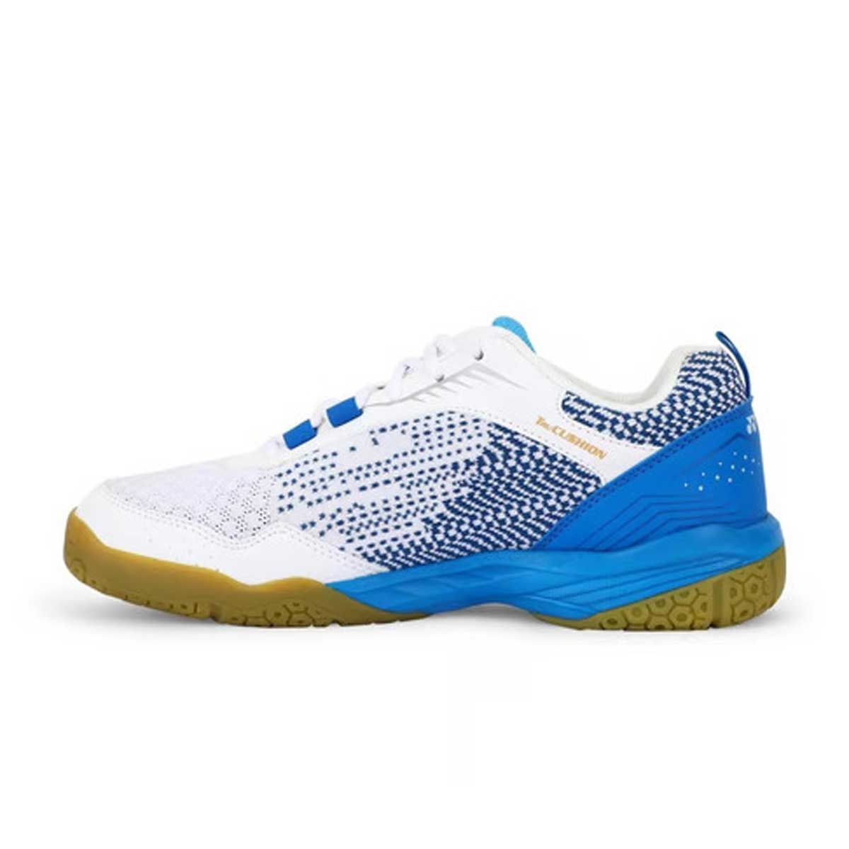 Yonex V100-i Badminton Shoes (WHITE / BLUE Hawai)