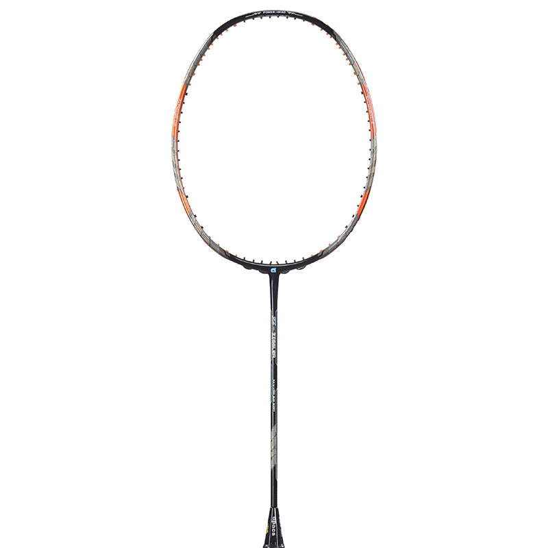 Apacs Z-Ziggler Badminton Racket (Unstrung) - Black/Orange – Powerful Stiff Racket for Advanced Players